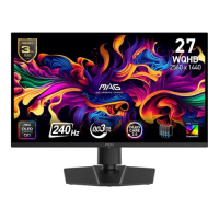 MSI MAG 273QP QD-OLED X24 26.5" 2K WQHD 240Hz QD-OLED Gaming Monitor